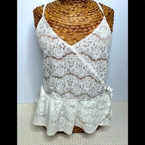 Lace Adjustable Tank Top